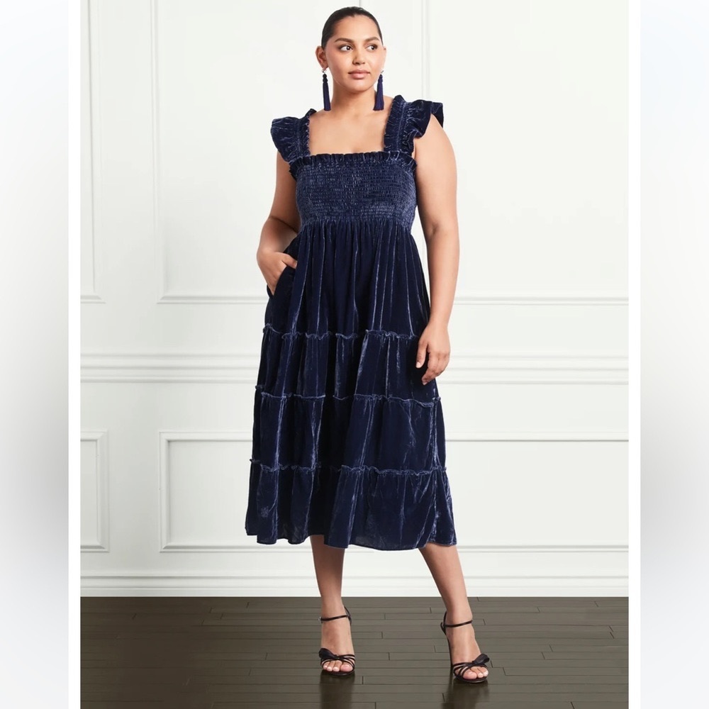 NEW Hill House velvet nap dress